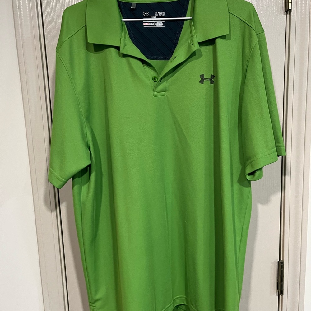 Under Armour Lime Green Men's Performance Polo